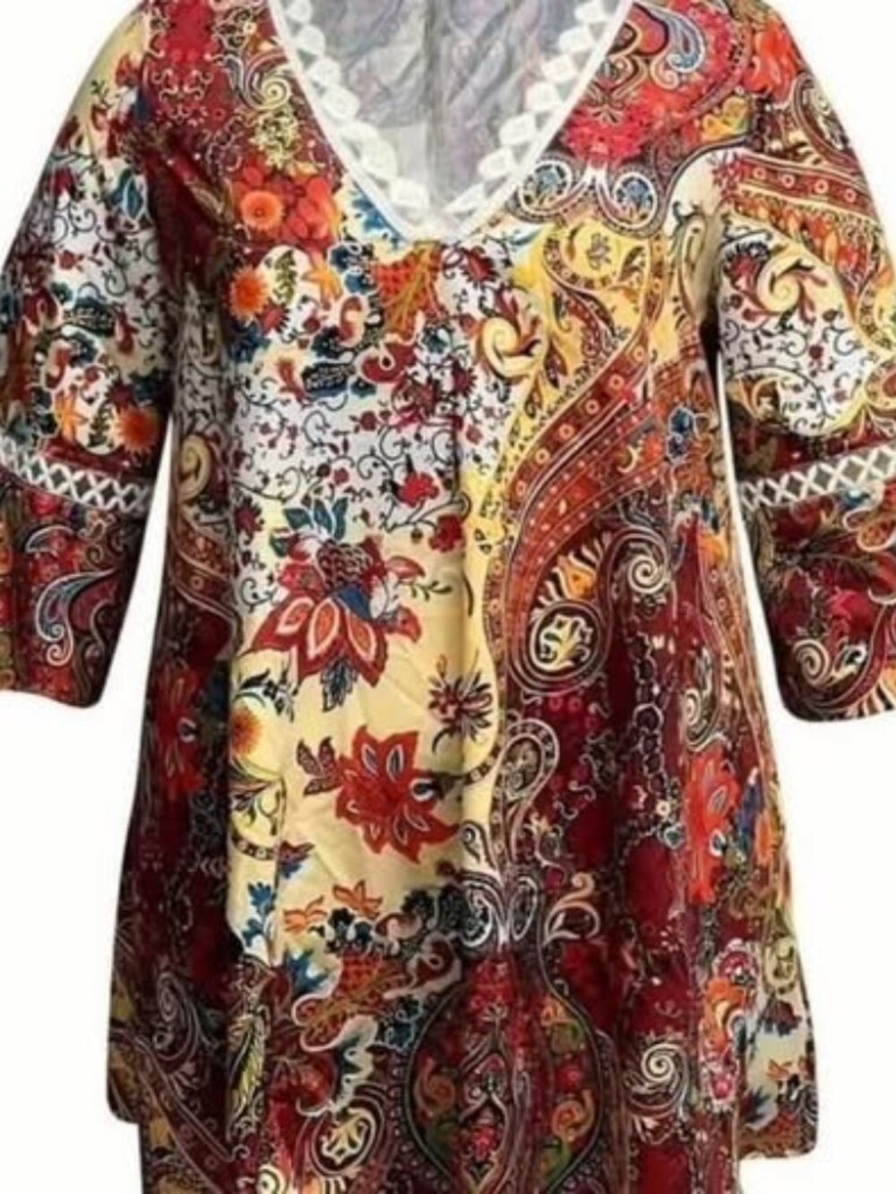 Ladies Size 2XL BoHo design dress NEW 10.00